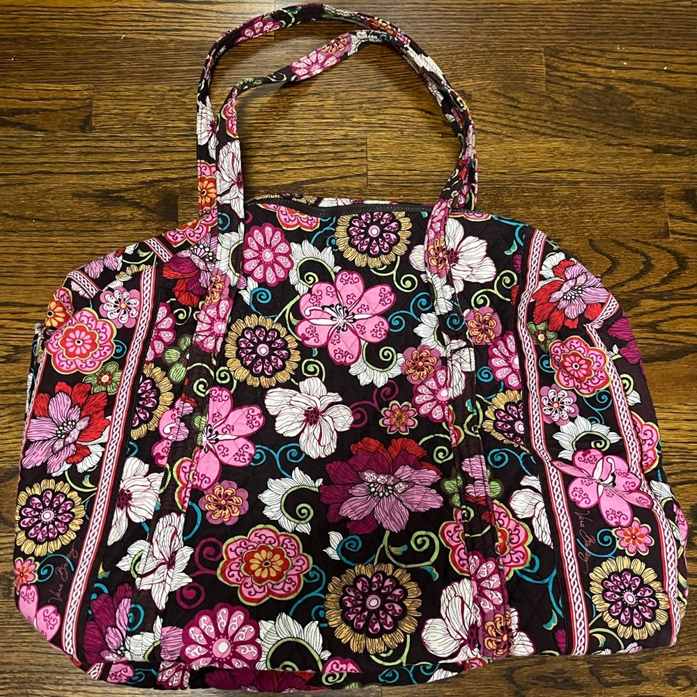 Vera Bradley Mod Floral Pink Large Duffel